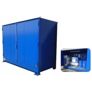 Ulkosäilytyskaappi IBC-konteille Keen Space FCONT 3PB