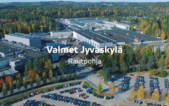 Finnkoneen teollisuuden referenssi Valmet