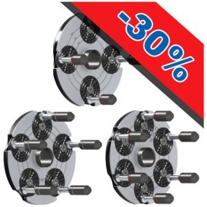 Keskityslaippasarja QuickPlate 3 kpl  PI-/sähkölukko